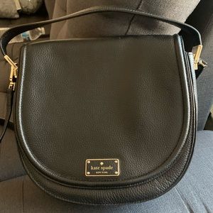 Kate Spade purse. Black. Removable shoulder strap